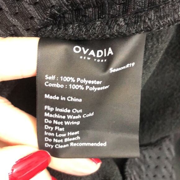 Ovadia Polar Fleece Quarter Zip Pullover Red Black XL NWT - Picture 5 of 8